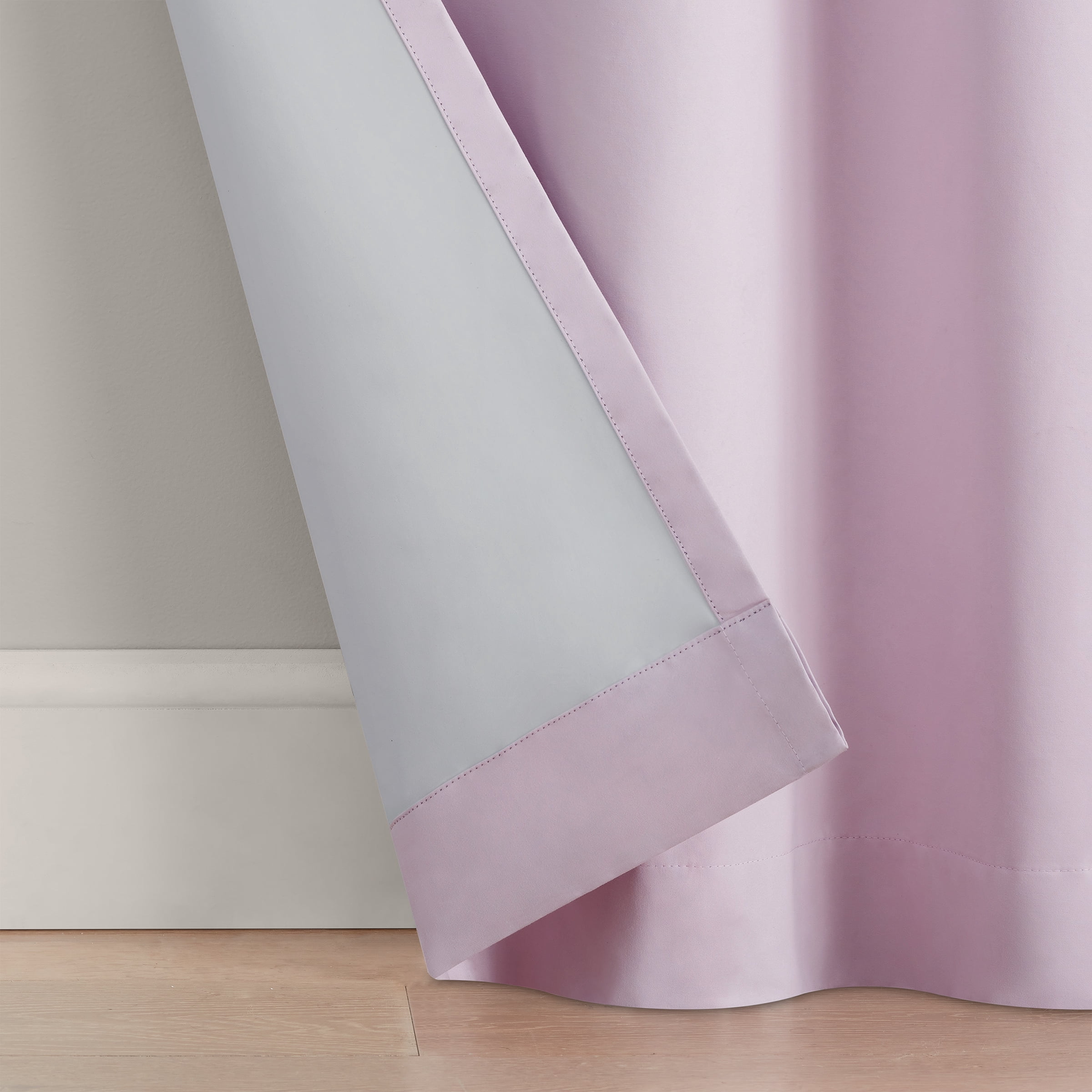 Eclipse Kids Bow Tie Up 100% Blackout 63" long x 40" wide Curtain panel in Pink