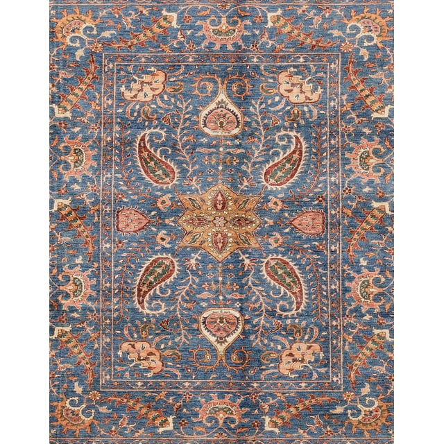 Ahgly Company Tapis d'Intérieur Rectangulaire Abstrait Rose Violet Oriental, 3 Pieds x 5 Pieds