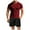 Wine, variant on JIKNTTR Men's Polo Shirt And Shorts Set Male New Two Piece Outfits Summer Short Sleeve T Shirt Shorts Set Business Casual Sportswear Sets Simple Casual Suits