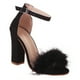 thumbnail image 4 of 1 par de sandalias de verano para mujer, zapatos de tacón alto para mujer, sandalias sexis de tacón grueso, 4 of 5