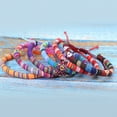 thumbnail image 4 of LEEYNEER 6pcs Friendship Bracelets  Braided Bracelet Set  Easter Basket Fillers for Teens  Teenage Stocking Stuffers, 4 of 5