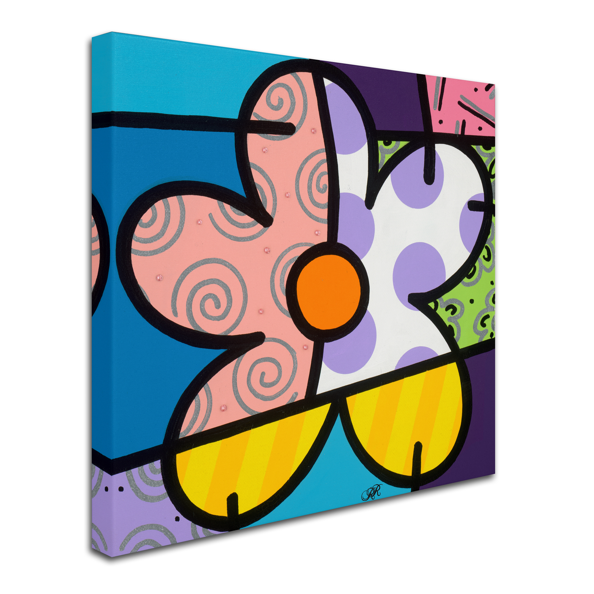 Trademark Fine Art 'Big Flower IV' Canvas Art by Roberto Rafael