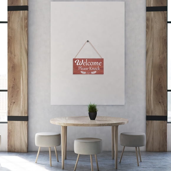SHOWERORO Do Not Disturb Door Sign Office Brown Wood Sign Home Wall Hanging Decor 1Pcs