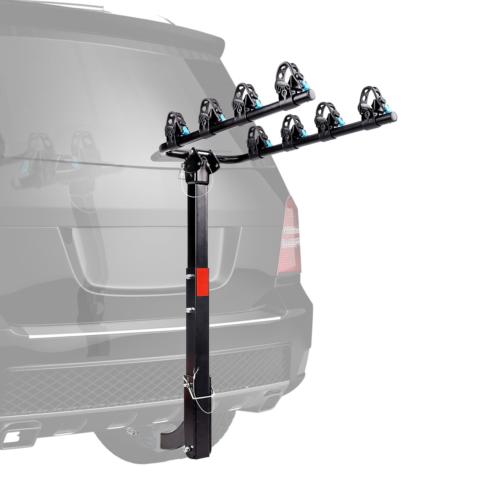 4 Bicycle Bike Hitch Mount Carrier Rack 2-Inch Receiver Car Truck Trailer Fits 4 