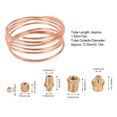 thumbnail image 4 of Kit de tubes pour manomètre de pression d\'huile de 72 pouces, tube en laiton pour manomètre de pression d\'huile avec raccords NPT de 1/8" et 1/4"., 4 of 4