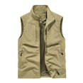 thumbnail image 3 of Birdeem Mens Work Clothes Jacket Solid Color Stand Collar Multiple Pockets Outdoor Sports Photography Leisure Coat, 3 of 8
