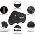 thumbnail image 3 of Applies toMotorcycle Cover UV Protection Dustproof Snowproof Outdoors All Years Motorcycle Waterproof Cover For ZONTES G1-125, 3 of 3