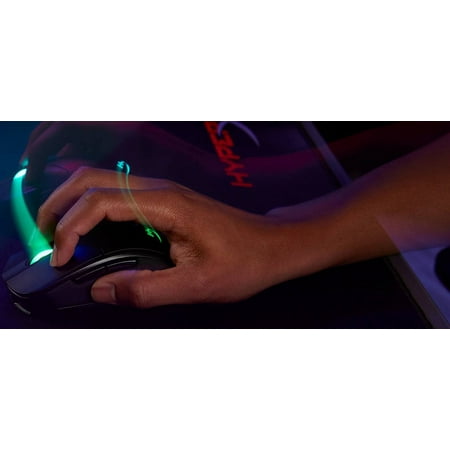 HyperX - Pulsefire Dart Wireless Optical Gaming Mouse with RGB Lighting - Black