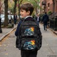 thumbnail image 6 of Psesaysky Truck Pattern Kids Backpacks with Multi-Pocket Water Resistant School Bags, Large Capacity 17" Book Bag for Elementary Hiking Back to School, 6 of 10