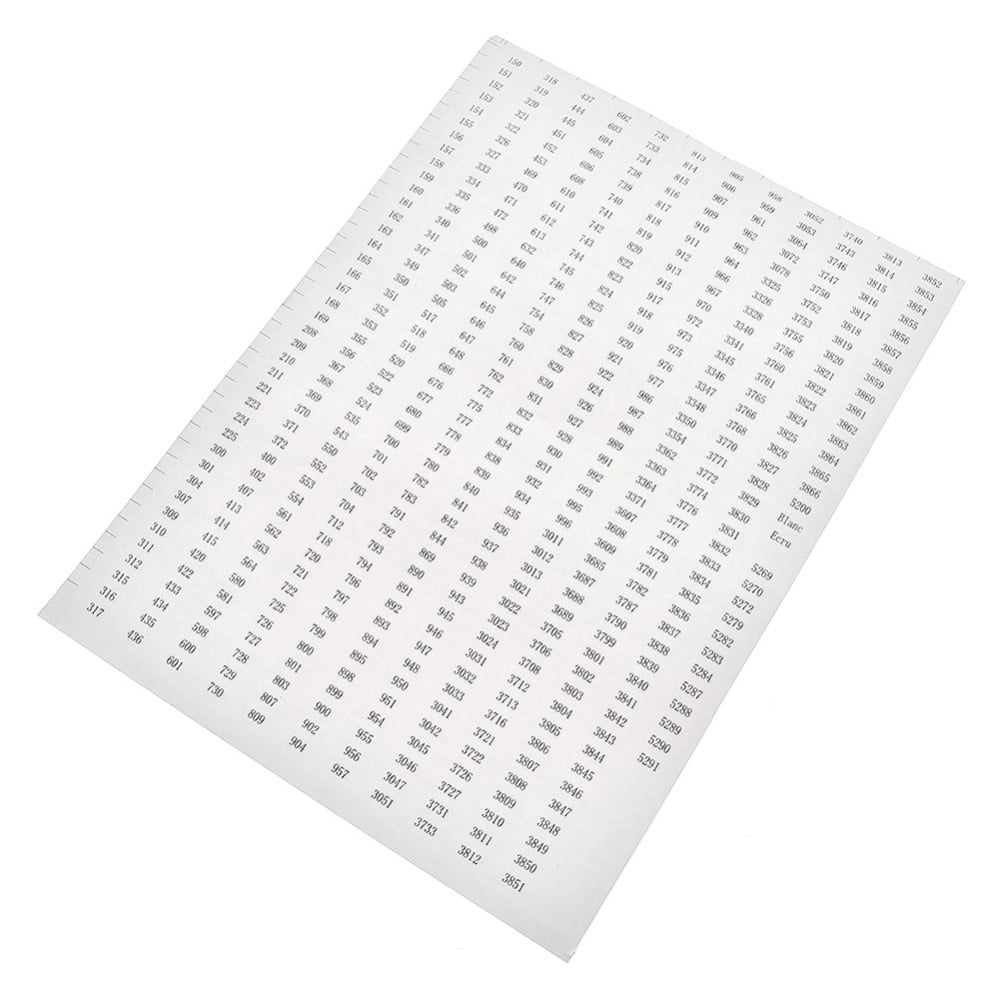 Final Clear Out Multifunction Number Label Sticker Bottle Number Label 