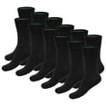 thumbnail image 1 of Bamboo basics Calcetines unisex, paquete de 12 - BEAU Anklet Socks, calcetines cortos, color liso Negro 41-46, 1 of 3