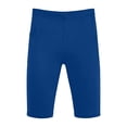 thumbnail image 4 of Yourumao Biker Shorts for Women with Pocket High Waisted Skinny Shorts Tummy Control Knee Length Pants Solid Summer Shorts for Athletic Workout, 4 of 6