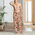 thumbnail image 2 of Sikiie Skull Retro record lips Mens Pajama Pants Sleep & Lounge Pants, PJ Bottoms With elastic waistb and Pockets X-Large, 2 of 6