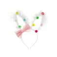 thumbnail image 2 of Rabbits Ear Headband Decoration Amusement Headband Rabbits Ear Easter Decoration Rabbits Ear Simulation Flower Hair Hoop Headband Decoration, 2 of 6