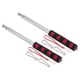 thumbnail image 1 of Unique Bargains 2M/6.5ft Telescopic Handheld Flagpoles,2Set Pointer Stick with Sponge Handle Red, 1 of 8