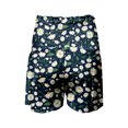thumbnail image 2 of Abcnature Plus Size Short, Womens Athletic Short, Women Drawstring Short, Casual Summer Flowy High Waisted Spors Short, Quick Dry Cute Printed Beach Short, Yoga Pants, Cycling Sport Short Navy XXL, 2 of 5