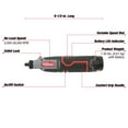 Hyper Tough 12V Max* LithiumIon Cordless Variable Speed Rotary Tool