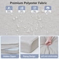 thumbnail image 2 of ATR ART to REAL 2PCS Outdoor Chair Cushion Set,Patio Furniture Replacement Cushions,24" x 24",Waterproof & Fade Resistant,Khaki, 2 of 9