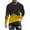 Yellow, variant on Patlollav Mens T-Shirt Gradient Printed Sports Shirt Long Sleeve Round Neck Tops