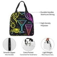 thumbnail image 4 of Vsdgher Neon Bar Drinks Lunch Bag, Lunch Box for Women Adult Men, Lunch Tote Insulated Cooler Lunch Container for Work/Office/Picnic/Travel, 4 of 8