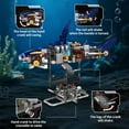 thumbnail image 5 of Honchoes Mechanical Shark Building Set with Light Compatible with Lego Animal Model Home Decor Gift 631Pcs, 5 of 6