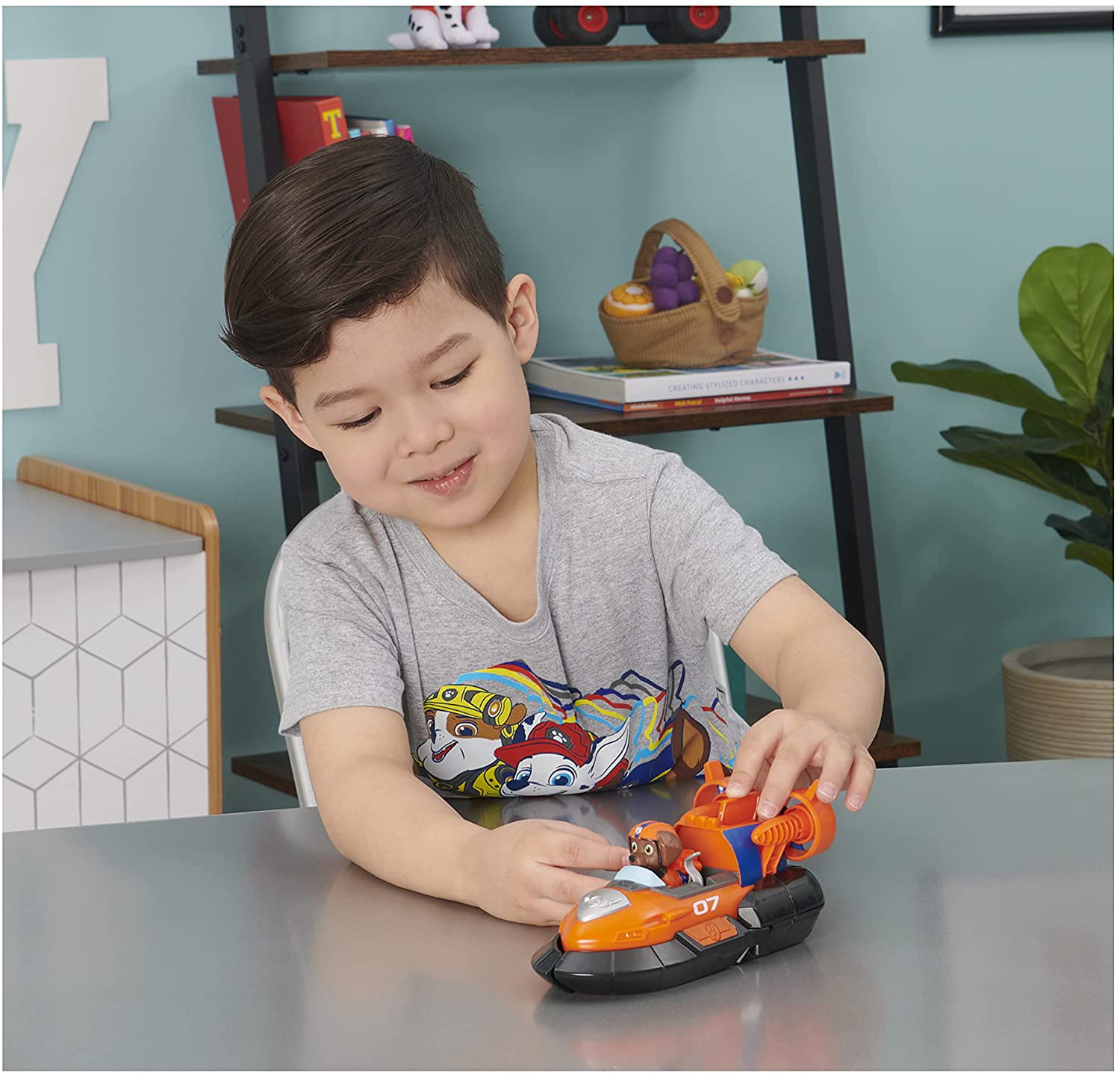 Paw Patrol, Zuma's Deluxe Movie Transforming Toy Car with 
