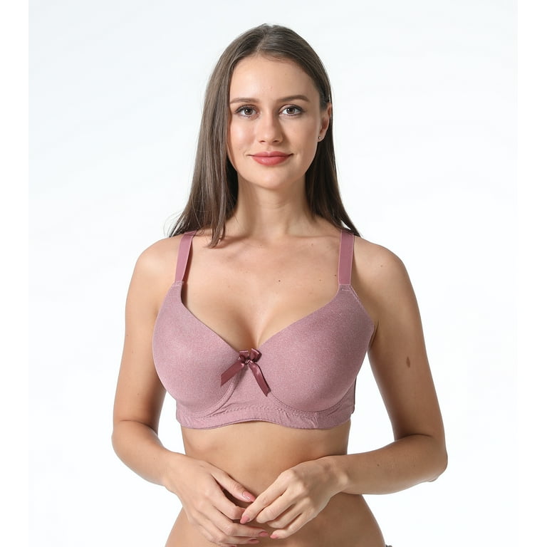 Women Bras 6 Pack of T-shirt Bra B Cup C Cup D Cup DD Cup DDD Cup 34B  (8611) 