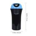 thumbnail image 4 of Car Trash Can Garbage Bin Waste Rubbish Mini Storage Can Vehicle Plastic Trash Bucket  Black, 4 of 10