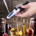 thumbnail image 3 of Alcohol Refractometer For Spirit Alcohol Volume Percent Measurement With Automatic Temperature Compensation (atc), Range 0-80% V/v Alcohol Refractomet, 3 of 5