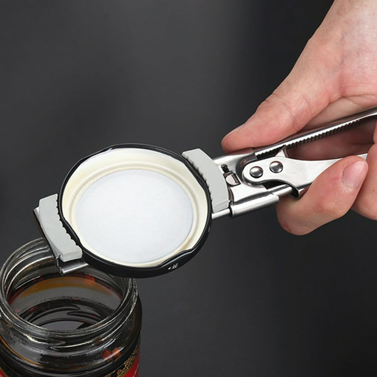 Master Jar Opener Adjustable Jar & Bottle Opener, Multifunctional Stainless Steel Manual Can Opener Jar Lid Gripper, Easy Open Adjustable Jar Opener