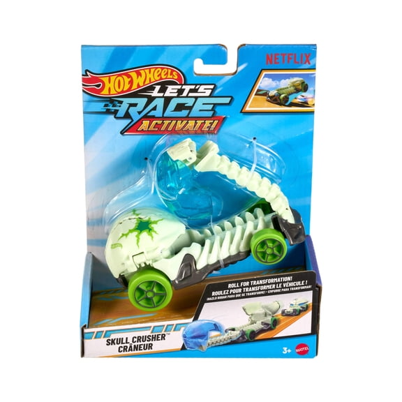 Hot Wheels Let's Race Activate! Toy Car or Truck from the Netflix Show with Surprise Reveal (Styles May Vary)