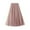 Pink, variant on RUTAYY Women Long Rainbow A-Line Tutu Skirts Tiered Skirt Petticoat Solid Color Flowy Swing Skirts