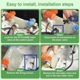thumbnail image 3 of W11210459 W10869799 Washer Water Inlet Valve, Part Replace For W10701459 Compatible with Whirlpool, 3 of 5