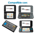 thumbnail image 5 of Batería Compatible con N 3DS XL New 3DS 2DS XL Virtual Zone Negro 2000 mAh, 5 of 5