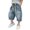 Blue, variant on RUTAYY Toddler Boys Loose Denim Shorts Ripped Soft Elastic Band Jean Middle Trouser Soft Pants
