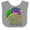 Heather and White, variant on Inktastic Mardi Gras New Orleans Louisiana Jester Hat Boys or Girls Baby Bib