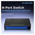 thumbnail image 2 of 8 Port Full Gigabit Plastic Unmanaged Network Ethernet Switch, 2 of 6