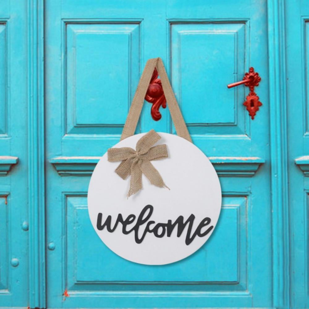 Welcome Sign for Home Decor - Front Door Decor Rustic Farmhouse Sign ...