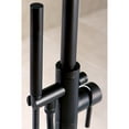 thumbnail image 4 of Kingston Brass KS8155DL Concord Freestanding Tub Faucet with Hand Shower, Oil Rubbed Bronze, 4 of 8
