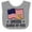 Heather and White, variant on Inktastic Military Daddy Always my Hero Boys or Girls Baby Bib