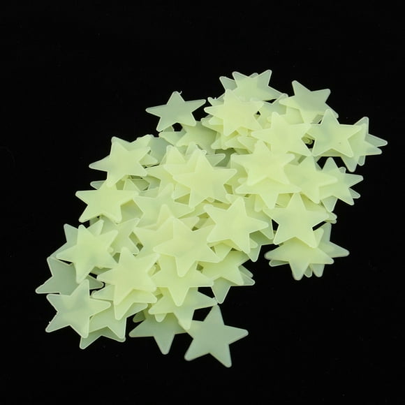 Pegatinas de Pared de Estrellas que Brillan en la Oscuridad, Decoración Luminosa decorativa para el Hogar, 100 UDS.