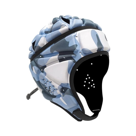 Soft Shell Football Helmet Scrum Cap 7v7 Rugby Helmet Foam Cotton Protective Soft Padded Headgear Autism Surf Flag Football Helmet Youth Adult