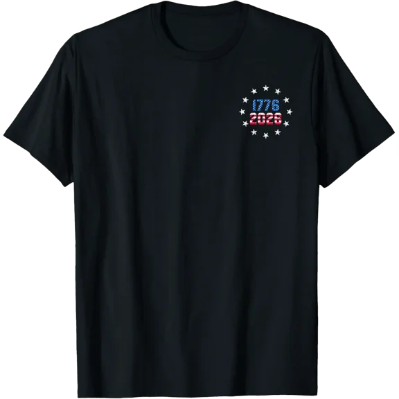 250 Anniversary Pocket Usa 250Th American Flag 250 Years T-Shirt All Size S-5Xl