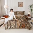 thumbnail image 4 of Feelyou Tree Branches Men Full Size Comforter Sets, Countryside Plant Bedding Sets, 3pcs, 4 of 8