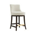 thumbnail image 6 of Lucia Modern Wood Chenille Counter Stool in Natural, 6 of 10