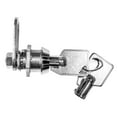 thumbnail image 4 of Kingsley Tubular Cam Lock with 5/8" Cylinder--Chrome Finish, Keyed Alike, RV Lock Replacement, Cabinet Lock, ATM, Vending Machine Lock, Tool Box Lock, File Cabinet, Camper Lock, 4 of 6