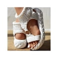 thumbnail image 3 of Women‘s Solid Color Braided Sandals Slip On Soft Sole Platform Daily Shoes Versatile Summer Comfy Slides Shoes, 3 of 6