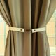 thumbnail image 2 of Leather Curtain Tiebacks 2 Pcs Curtain TieBacks,Leather Curtain Rod Holder Holdbacks for Office Living Room Cafe Balcony Light Brown, 2 of 5