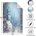 thumbnail image 3 of Dreamtimes Christmas Snowman Kitchen Towels, 18 x 28 Inch Super Soft and Absorbent Dish Cloths for Washing Dishes, 6 PCS Reusable Multi-Purpose Microfiber Hand Towels for Kitchen, 3 of 7