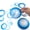 blue bubbles 2m, variant on Under The Sea Bubble Garland Ocean Theme Hanging Circle Banner Mermaid Birthday Party Decorations Supplies Decor
